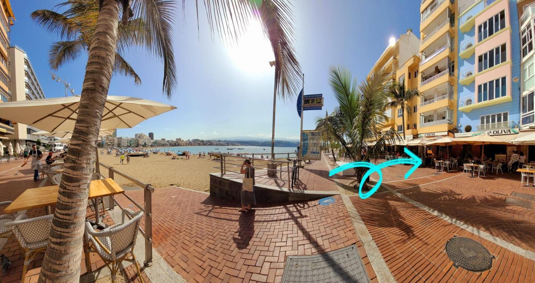 Casita Canaria Playa Beachfront Access & Lateral Ocean View With Terrace Appartamento Las Palmas de Gran Canaria